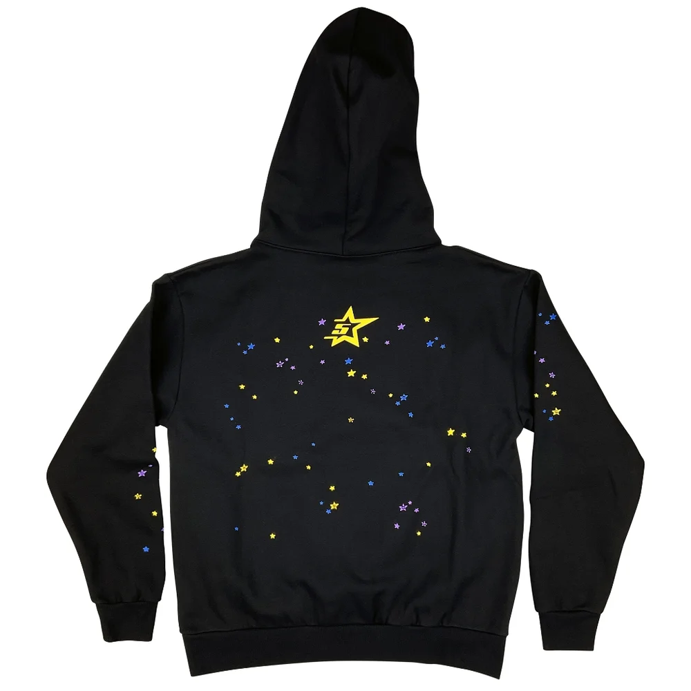 Sp5der P*NK V2 Pullover Hoodie Black Pink | Spider Worldwide - Picture 2 of 5
